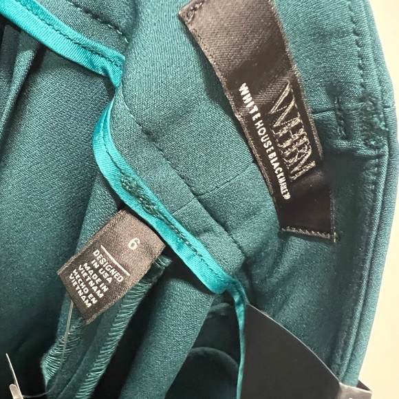 White House Black Market Slim Flare Leg Pants Size 6R - Picture 4 of 8